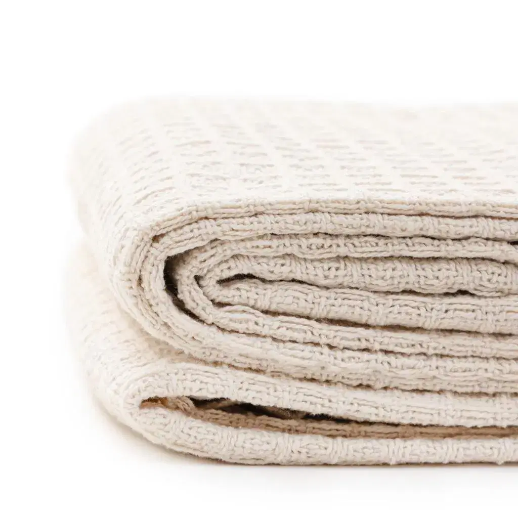 Knitted Cotton 3 Seater Sofa Throw- 50x60inch - View 4