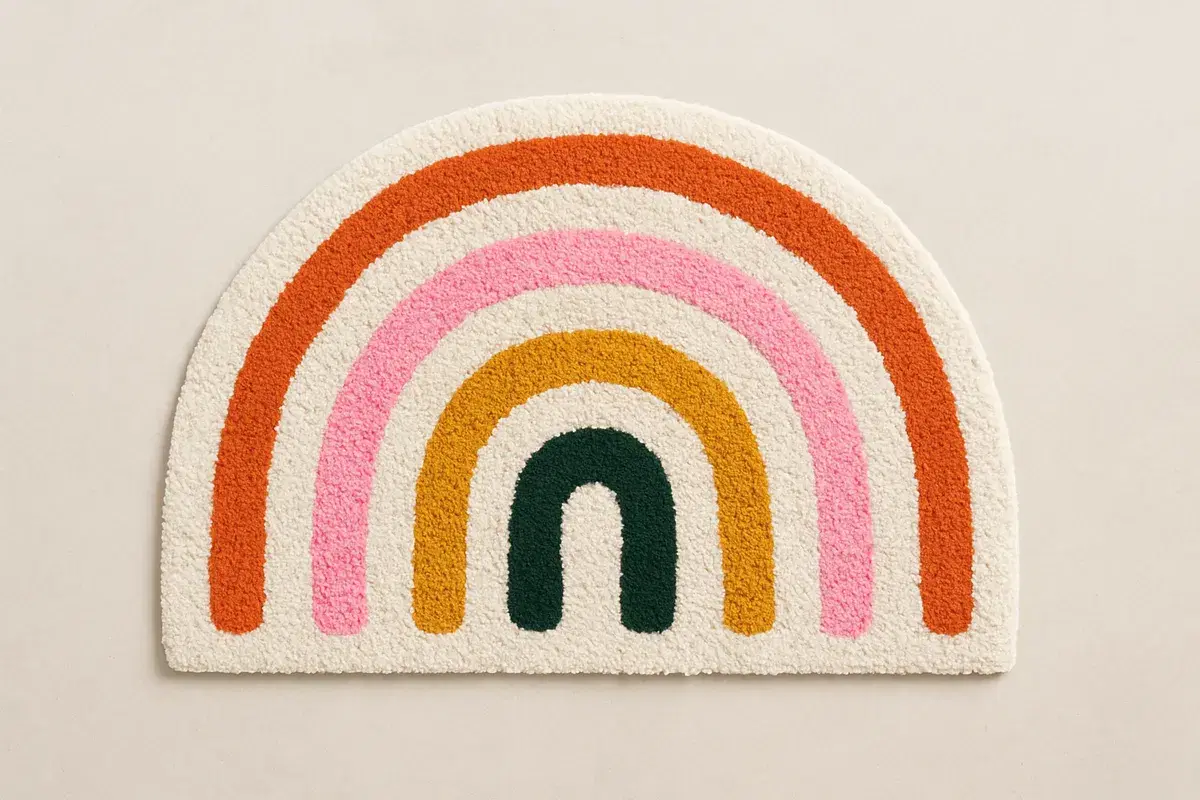 COTTON TUFTED BATHMAT - 40X60cm - View 1