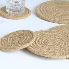 JUTE TABLE PLACEMATS 25CM-PACK OF 4 - View 3