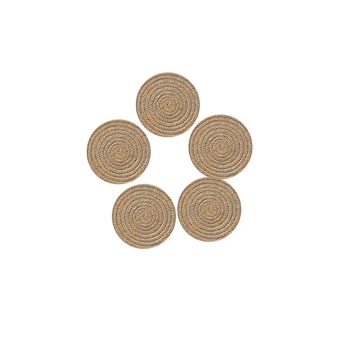 JUTE TABLE PLACEMATS 25CM-PACK OF 4 - View 4