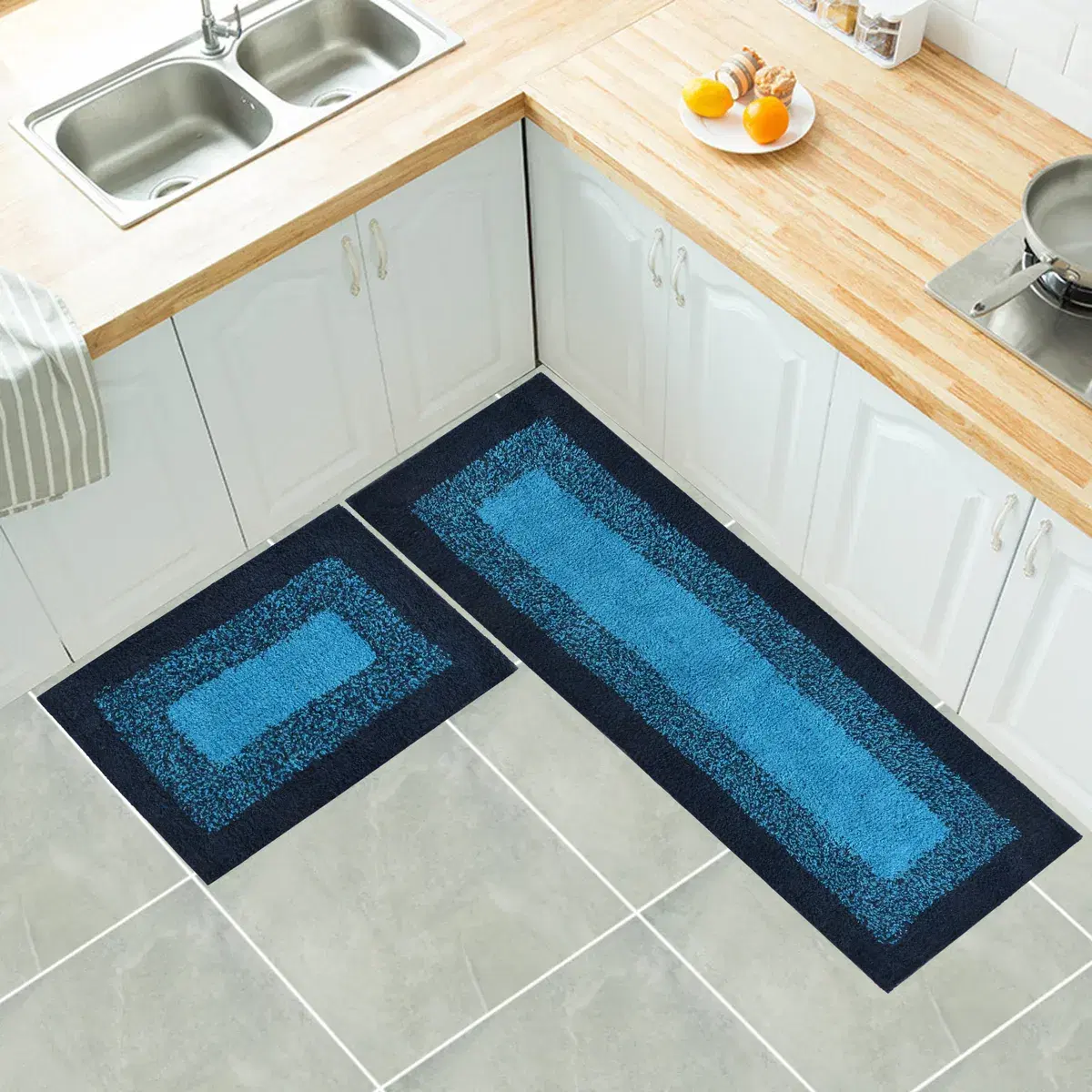 Kitchen Floor Mat&Runner Set-36x56CM / 36x112CM - View 1